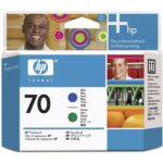 HP 70 Blue and Green DesignJet Printhead