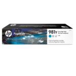 HP 981Y Extra High Yield Cyan Original PageWide Cartridge  - preço válido para unidades pré-estabelecidas