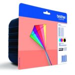 Pack cartuchos preto/ Cyan/ magenta/ amarelo, 550 págs. A4, para: DCP4120DW/MFC-J4420DW/MFC-J4620DW/MFCJ5320DW/5620DW/5720DW