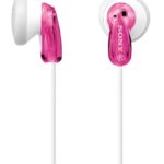 MDR-E9LPP Rosa - Auscultadores de tipo fechado, Diafragma de 13.5 mm para graves potentes. Cabo leve e resistente de 1.2 m