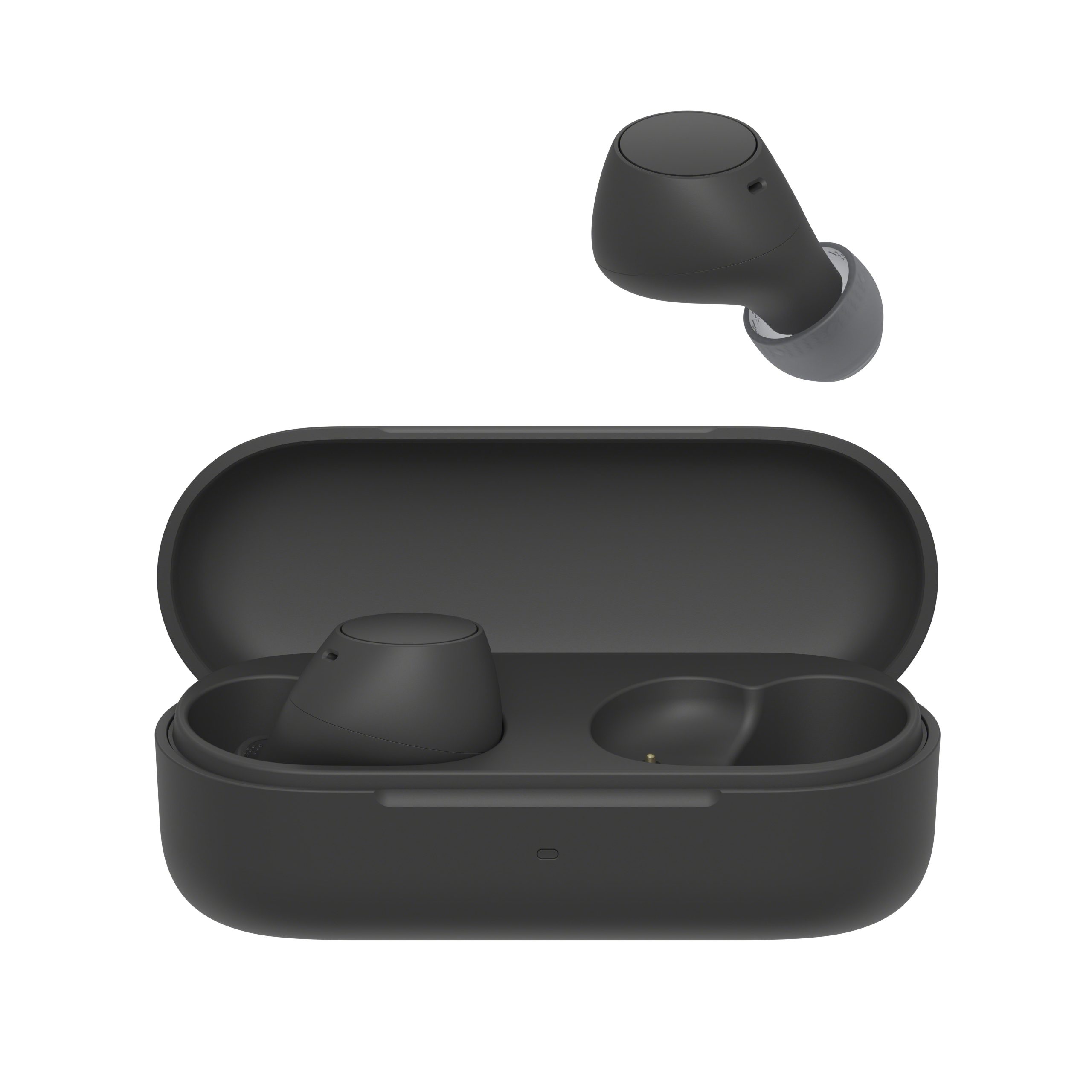 high_0a046be6295d247f32849418ae42f4f912c94830-1.jpg WF-C510 Preto - Auriculares True Wireless com tecnologia sem fios BLUETOOTH. Leves e pequenos, com um design melhorado para aumentar o conforto. Com DSEE e ligação Multiponto - Image 1