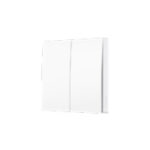 Smart Light Switch 2-Gang 1-Way - 868 MHz, 250 V~, 50/60 Hz, 2-Gang, Size 86mm x 86mm, battery powered(2*AAA), 1000 W incandescent, 600 W LED/CFL, In-wall Installation, no neutral wire required