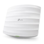 Ponto de acesso Wi-Fi de banda dupla para montagem no teto AC1350, (adaptador de alimentação não incluído), 3× antenas internas, malha, roaming contínuo, MU-MIMO, beamforming, equilíbrio de carga, equidade de tempo de antena  - válido p unid faturadas até