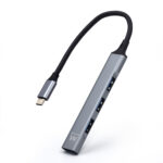 HUB USB 3.2 Gen 1,  Type C, 1 porta USB 3.2 Gen1 + 3 portas USB 2.0