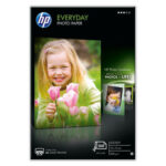 HP Everyday Glossy Photo Paper-100 sht/10 x 15 cm