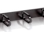 Guia de cabos para panel  19" 1U Preto