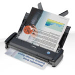 imageFORMULA P-215II - Scanner portátil A4, Alimentação USB, 600dpi, Duplex, com capacidade para 20 folhas e ranhura para digitalização de cartões ID, USB 2.0  + Oferta de extensão de garantia para 3 anos