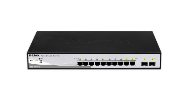 8-Port 10/100/1000Mbps Gigabit Smart Switch + 2 SFP ports (RACK 19 ...