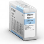 Singlepack Light Cyan T850500 UltraChrome HD ink 80ml SC-P800