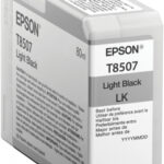 Singlepack Light Black T850700 UltraChrome HD ink 80ml SC-P800