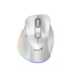 Rato ERGO 9000S Pro recarregável, Pearl White - Dual mode Wireless - 2.4Ghz & Bluetooth  - válido até final de stock