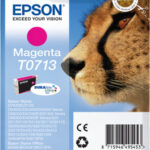 Tinteiro Magenta T0713 Tinta DURABrite Ultra (c/alarme RF+AM) p/ Stylus S20/ 21/ D78/ D92/ 120/ SX105/ 115/ 205/ 215/ 218/ 405/ 415/ 515W/ 600FW/ 610FW/ DX40X0/ 44X0/ 50X0/ 60X0/ 7000F/ 74X0/ 84X0/ 9400F/ Office B40W/ BX300F/310FN