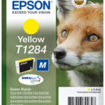 Tinteiro AMARELO STYLUS S22/SX420W/425W/Office BX305F com etiqueta de segurança - Radio Frequencia y Acoustic Magnetic