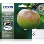 MULTIPACK de 4 cores T1295 Tinta DURABrite Ultra (c/alarme RF+AM)