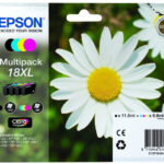 Multipack 4 cores Série 18XL Margarida Tinta Claria Home (c/alarme RF+AM)