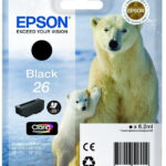 Tinteiro Preto Série 26 Urso Polar Tinta Claria Premium (c/alarme RF+AM)