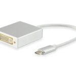 Adaptador USB C para DVI-I DUAL LINK M/F