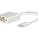 Adaptador USB C para HD15 VGA M/F