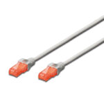Cabo de rede Cat.6 U/UTP 1.0m branco