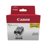 PGI-520BK Twin Pack