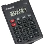 Calculadora de Bolso AS-8 HB Ecológica - Calculadora portátil de 8 dígitos com design em arco e uma tampa rígida com rotação de 360 graus
