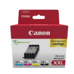 CLI-581XXL BK/C/M/Y MULTI - Ink Value Pack (Cyan XXL, Magenta XXL, Yellow XXL & Black XXL ink tanks)