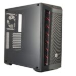 MasterBox MB511, Mesh, Agressive Intakes, Window, up to 6 case fans, VGA up to 400mm, Red Version