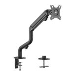 Suporte Monitor 1 Monitor até 34", Flat até 9Kg e Curso até 7Kg, Mola Mecância, VESA 100x100