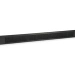 19" panel 1U, with brush and cable holder, Black