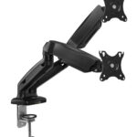 Suporte Monitor 2 Monitores 13-32", amortecedor pneumático, Max VESA 100x100
