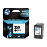 HP 350 Black Inkjet Print Cartridge with Vivera Ink