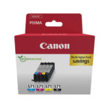 CLI-571 C/M/Y/BK MULTI - Ink Value Pack (Cyan, Magenta, Yellow & Black ink tanks)