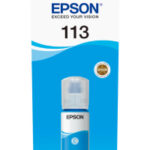 113 EcoTank Pigment Cyan ink bottle