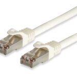 Cat.6A Pro S/FTP (PIMF) with Cat.7 raw cable, LSOH white  2,0m 600MHz