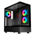 Caixa ATX CASE  DANUBE SAVA H400 PRIME BLACK