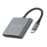 DONN18G 3-in-1 USB 3.2 Gen 1 Docking Station, HDMI, USB 3.0, 100W USB PD