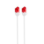Cabo de rede Cat.6 U/UTP Slim 0.25m branco