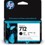 HP 712 38-ml Black DesignJet Ink Cartridge