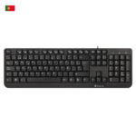 Teclado com ligação USB