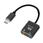 Cabo Adaptador de Áudio USB Type C com 2x jack 3,5 mm