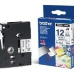 Fita Têxtil - Comprimento 3m, largura 12 mm, Branco / Azul, para P-Touch