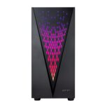 Caixa DANUBE KOLPA- ATX Gaming - Vidro temperado, Preta  1xUSB 3.0+2 xUSB2.0 FAN 12CM ARGB