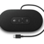 Coluna de som USB-C Black - ideal para reuniões do Microsoft Teams, chamadas nítidas e fiáveis, e uma excelente qualidade de som para ouvir música