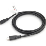 USB 2.0 C to C Cable, M/M, 2.0m, Black, 480M transfer