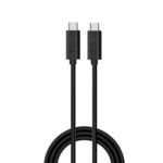 Cabo USB3.2 USB C para USB C, 20Gbps, PD100W, 4K@60Hz video display, 1m