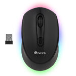 Rato sem fios recarregável para vários dsipositivos com luzes LED