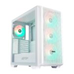 Caixa ATX CASE DANUBE KAMP BX300 WHITE -Tempered Glass- 1XUSB 3.1+2 X USB3.0 - 3