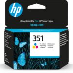 HP 351 Tri-colour Inkjet Print Cartridge with Vivera Inks