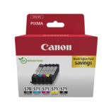 PGI-570/CLI-571 - Ink Value Pack (Cyan, Magenta, Yellow, & Pigment and Photo Black ink tanks)