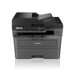 MFC-L2800DW - Impressora multifunções laser monocromática WiFi com fax, visor tátil, impressão automática em frente e verso e ADF de 50 folhas. Impressora, Copiadora, Scanner, Fax. Bandeja 250 folhas - Velocidade 32 ppm - Conexão móvel e cloud